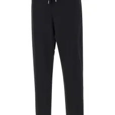 Спортивные брюки с кулиской и вышитым логотипом