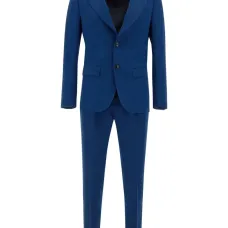 Костюм-двойка с заостренными лацканами