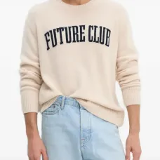 Кашемировый свитер с круглым вырезом Кашемировый свитер с круглым вырезом