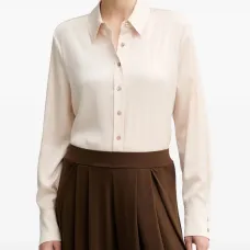 Топ с воротником на пуговицах