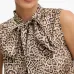 Блузка с леопардовым принтом