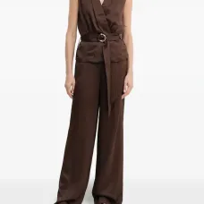 Жакет без рукавов с поясом Жакет без рукавов с поясом