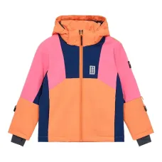 Куртка в стиле колор-блок с капюшоном Куртка в стиле колор-блок с капюшоном