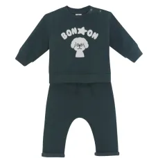 Комплект из брюк и рубашки с пуделем