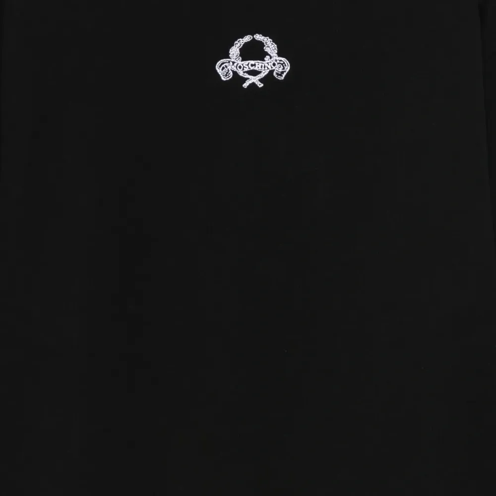 Толстовка с круглым вырезом и вышивкой