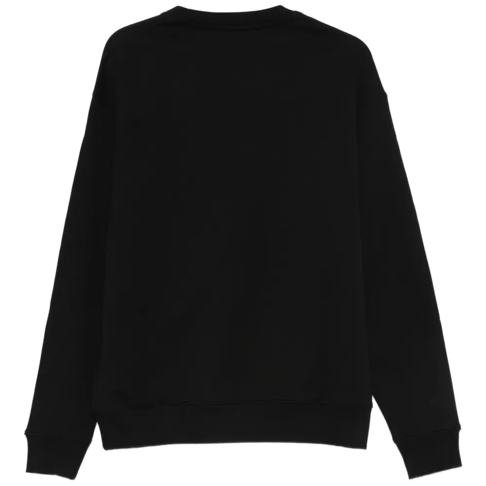 Толстовка с круглым вырезом и вышивкой