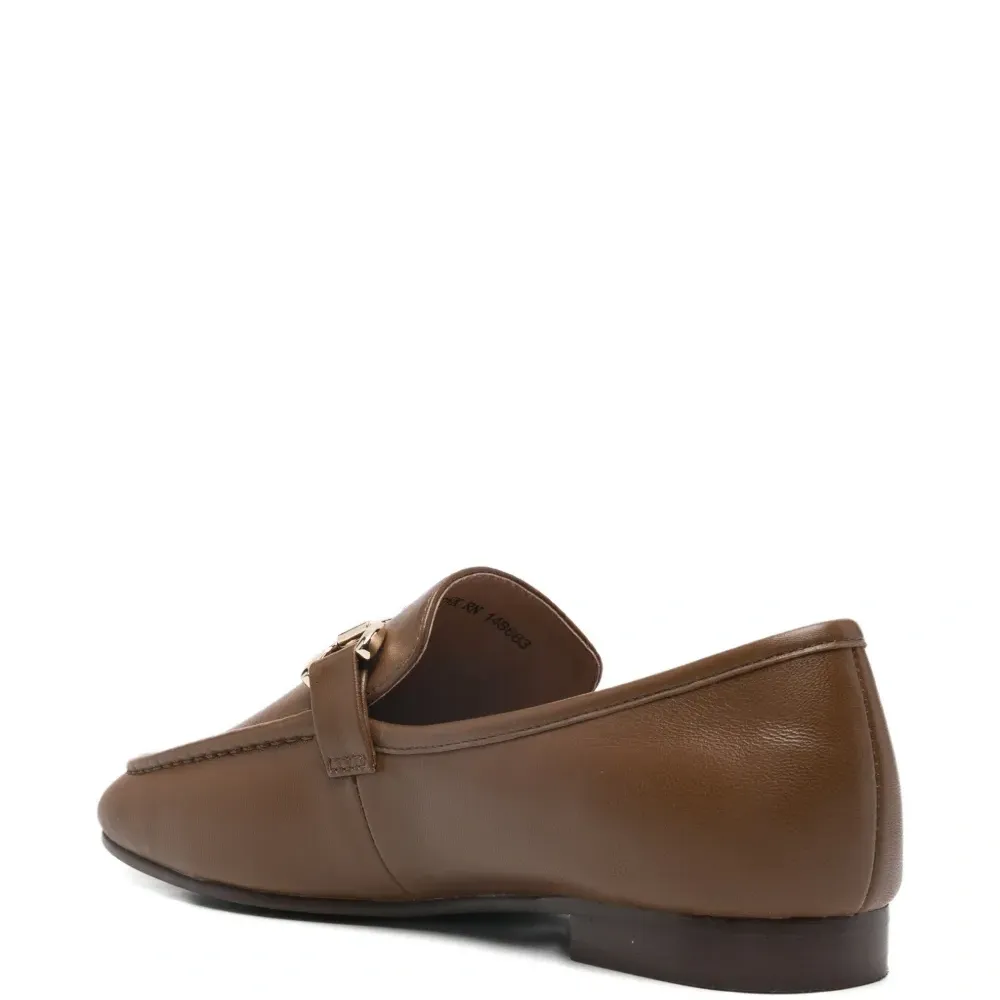 Лоферы с деталью в виде конской упряжи