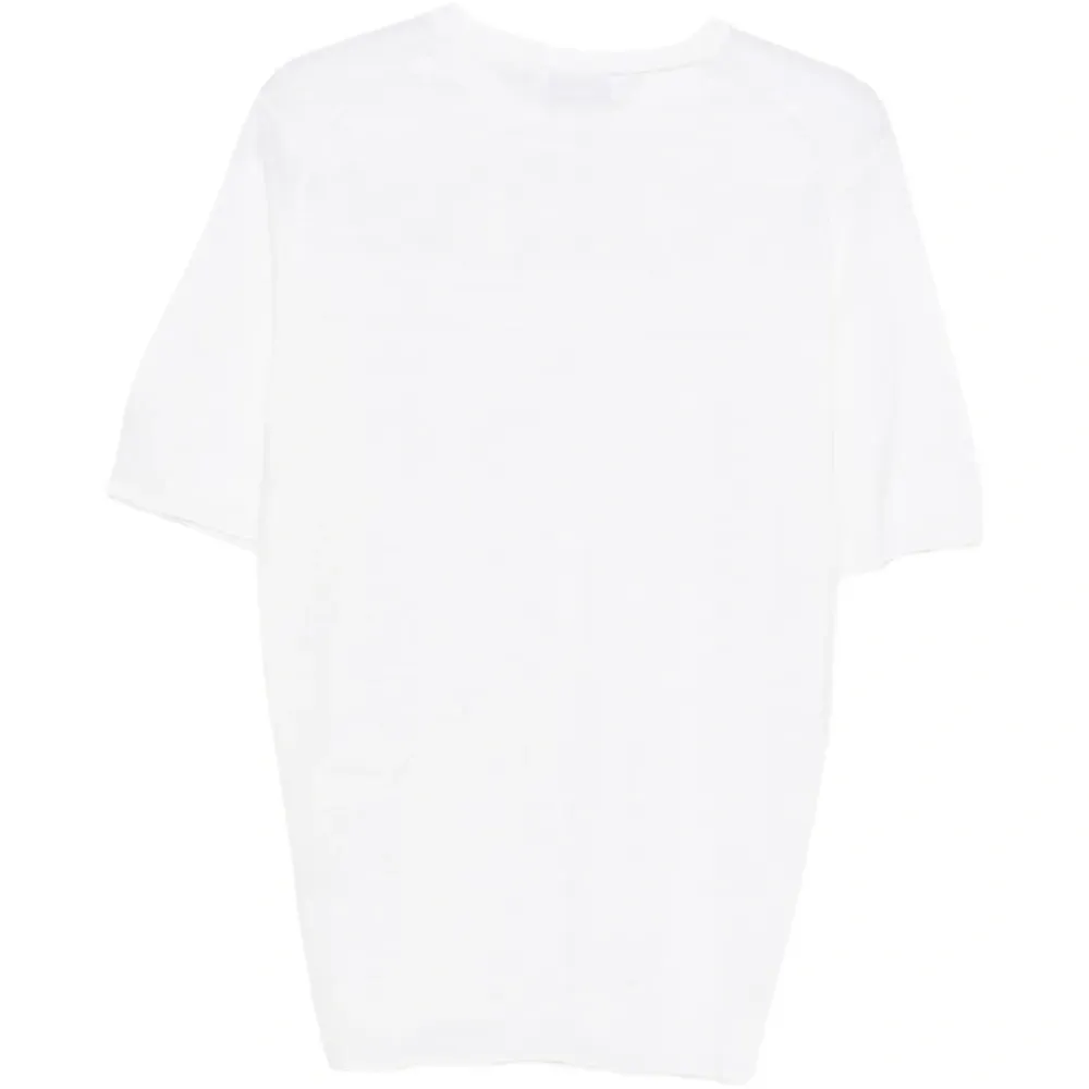 Вязаная футболка с короткими рукавами