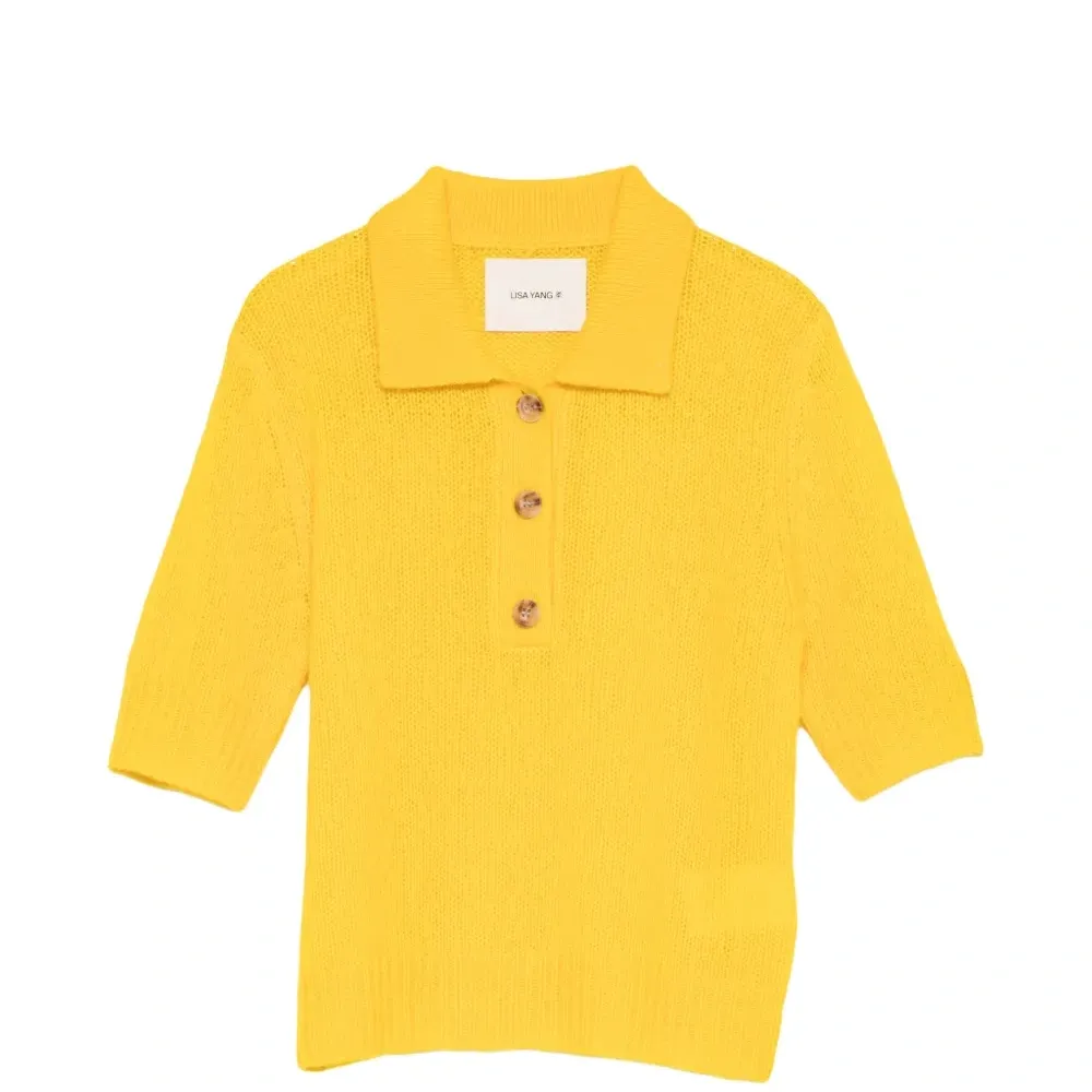 Трикотажный топ-поло Masy на пуговицах