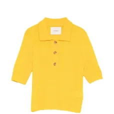 Трикотажный топ-поло Masy на пуговицах Трикотажный топ-поло Masy на пуговицах