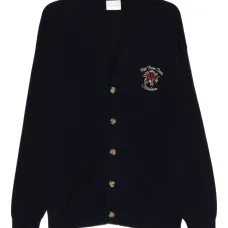 Кардиган на пуговицах с вышивкой