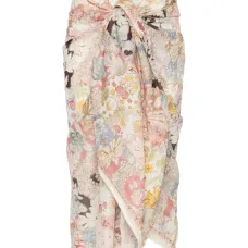 Парео с принтом