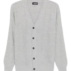 Кардиган на пуговицах с V-образным вырезом