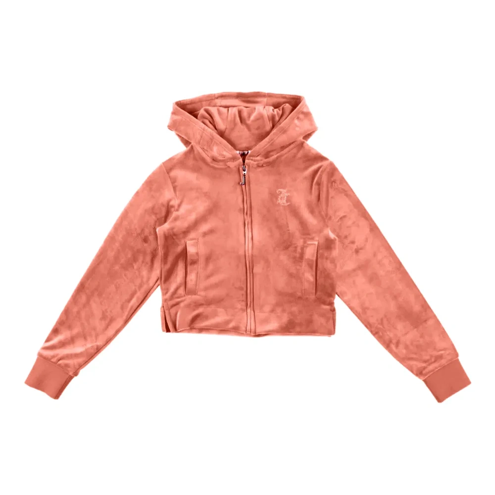 Худи на молнии со стразами