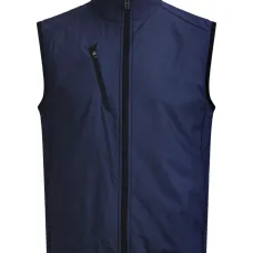 Жилет с высоким воротником