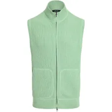 Жилет на молнии с воротником-стойкой