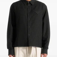 Полосатая рубашка Arlo с нагрудным карманом