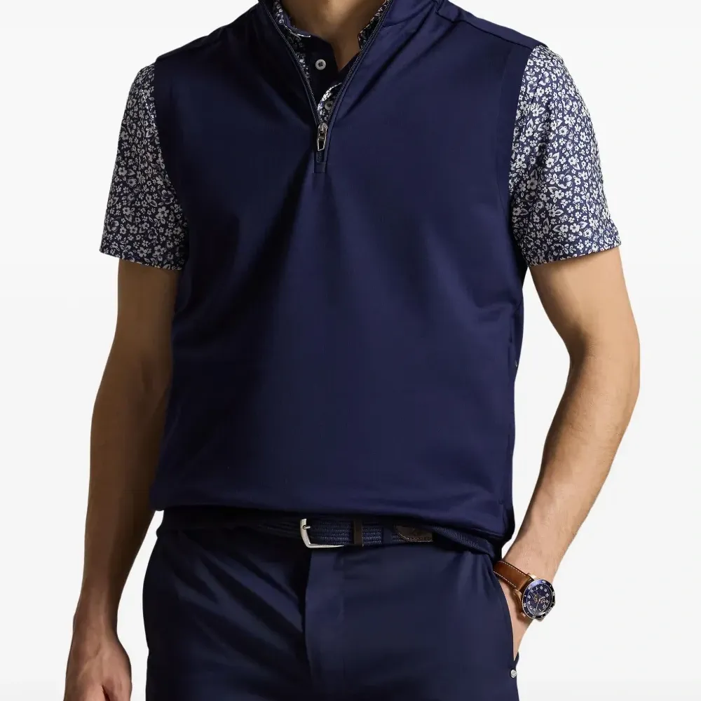 Жилет с половинной молнией