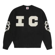 Толстовка вязки интарсия с графичным принтом Толстовка вязки интарсия с графичным принтом