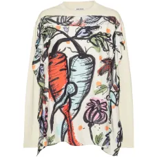 Футболка с длинными рукавами и графическим принтом