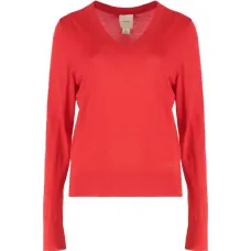 Шерстяной топ с V-образным вырезом Шерстяной топ с V-образным вырезом