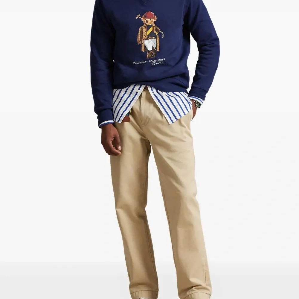 Флисовая толстовка с принтом Polo Bear Флисовая толстовка с принтом Polo Bear