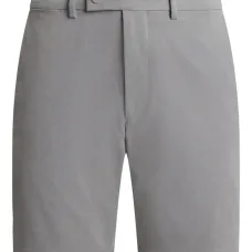 Шорты строгого кроя с эластичным поясом