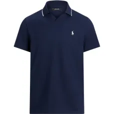 Футболка с V-образным вырезом и логотипом