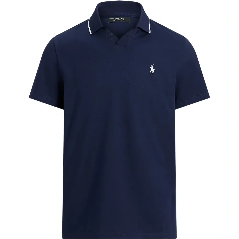 Футболка с V-образным вырезом и логотипом