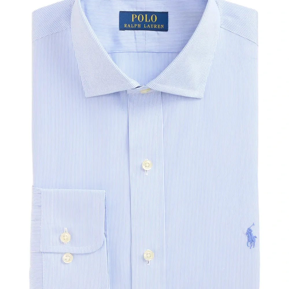 Полосатая рубашка с длинными рукавами