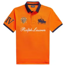 Поло с вышитым логотипом