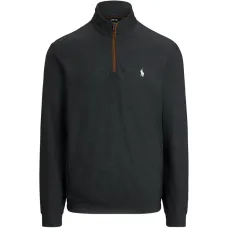 Свитер с высоким воротником на молнии до четверти