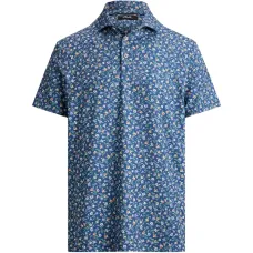 Поло с цветочным принтом