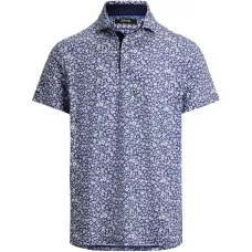 Поло с цветочным принтом