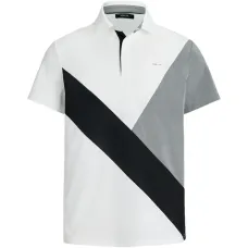 Поло с цветными блоками