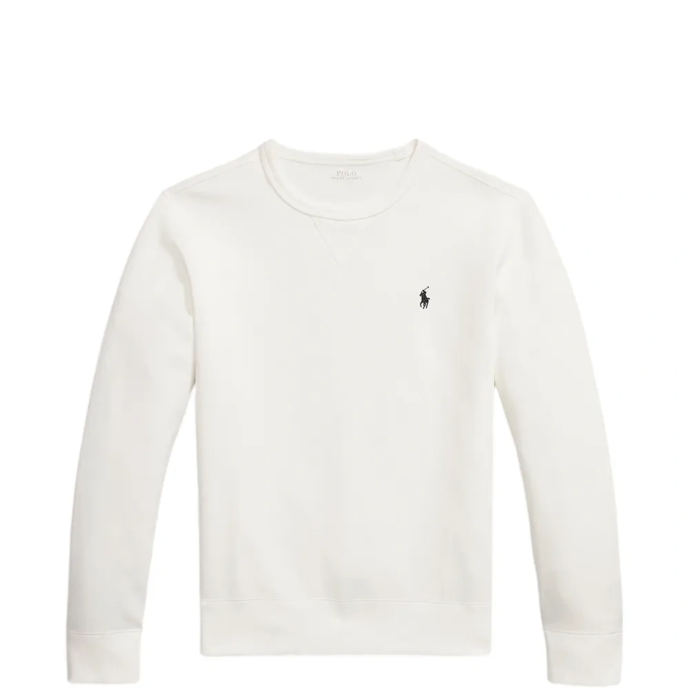 Джемпер с логотипом из двойного трикотажа