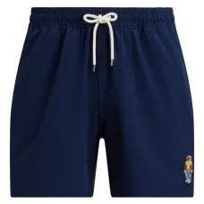 Плавки-шорты с кулиской и вышивкой Плавки-шорты с кулиской и вышивкой