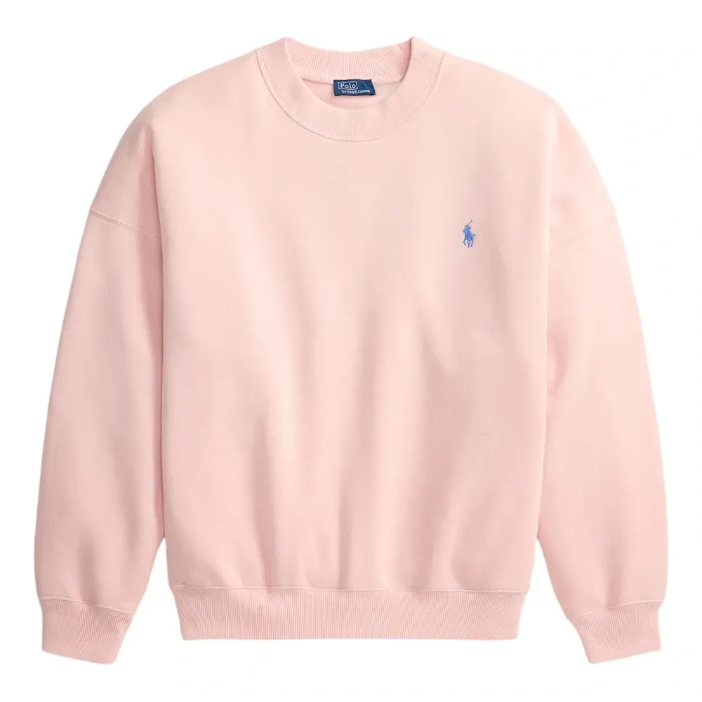 Толстовка с круглым вырезом и логотипом