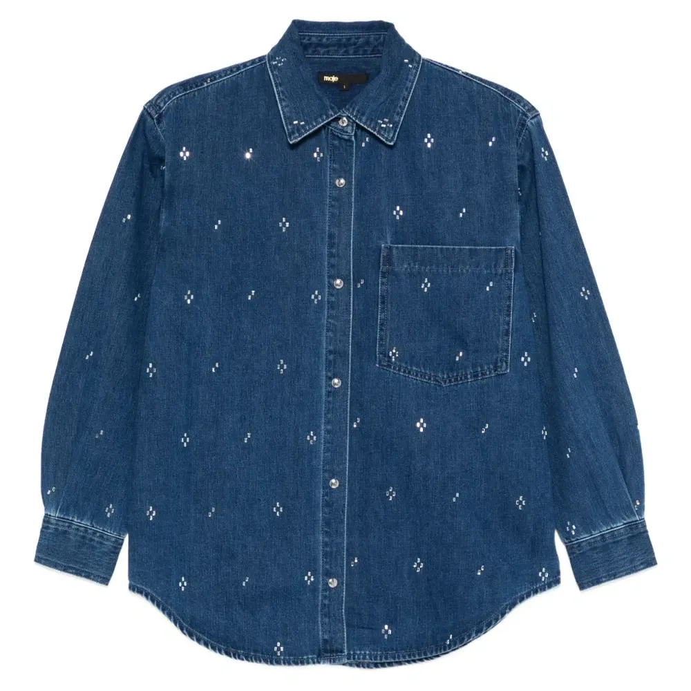 Рубашка с кристаллами