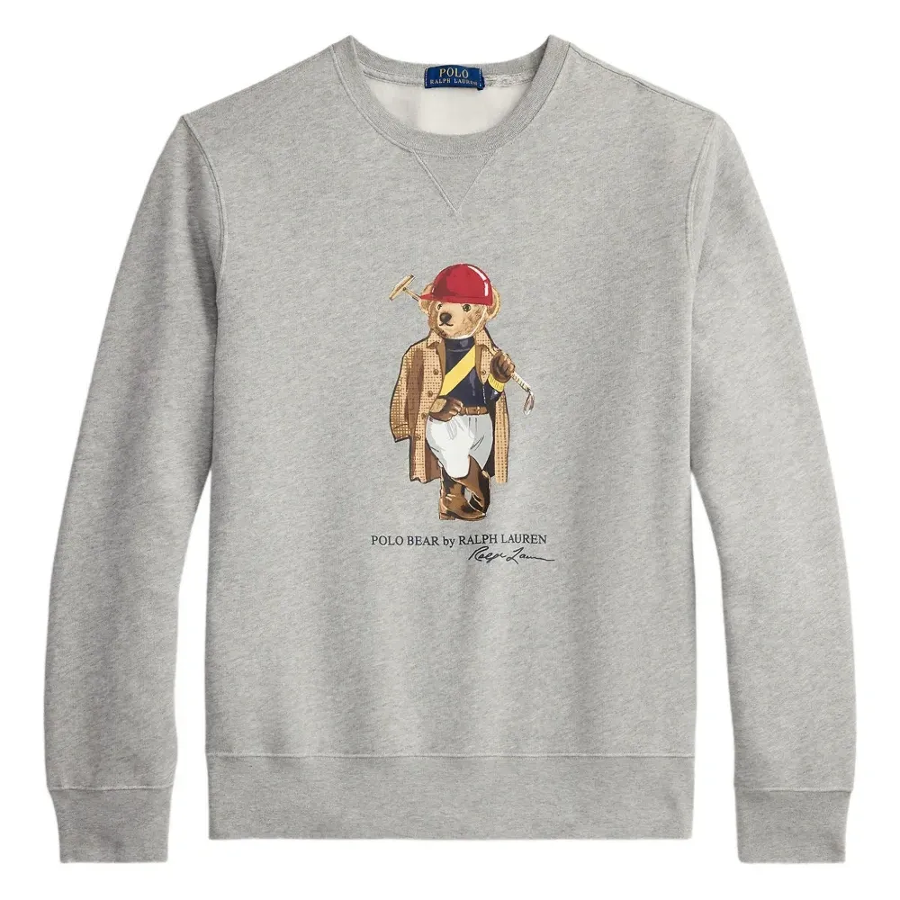 Флисовая толстовка с принтом Polo Bear Флисовая толстовка с принтом Polo Bear