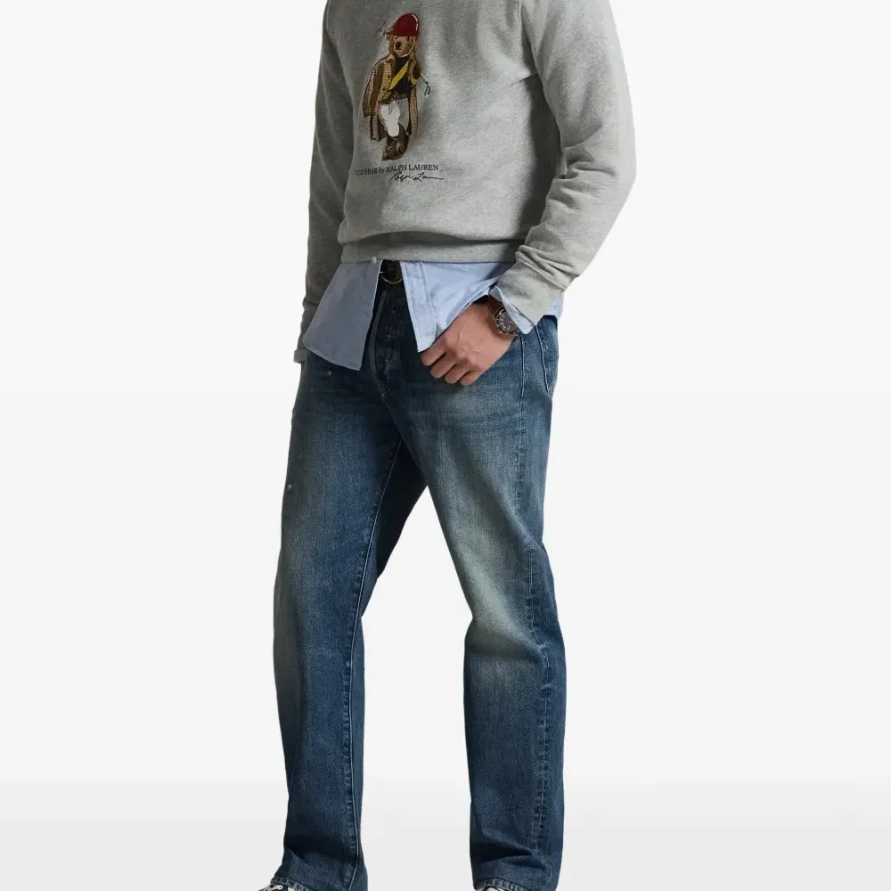 Флисовая толстовка с принтом Polo Bear Флисовая толстовка с принтом Polo Bear