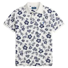 Рубашка поло с принтом