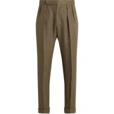 Плиссированные брюки в клетку «глен» Плиссированные брюки в клетку «глен»