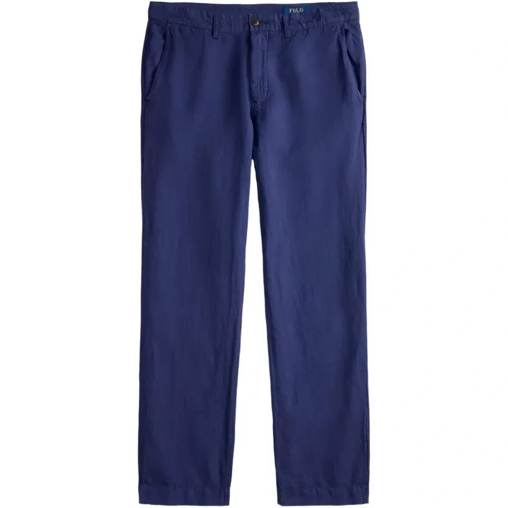 Брюки с вышитым логотипом