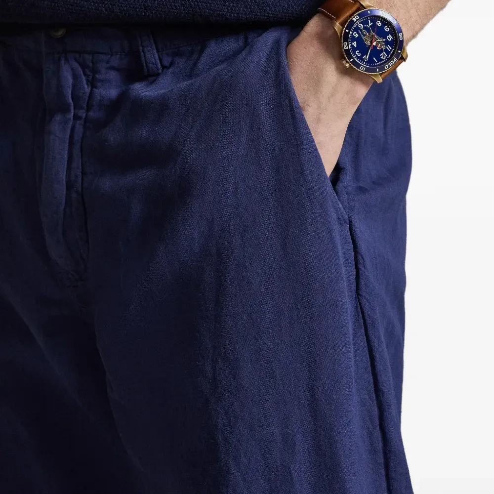 Брюки с вышитым логотипом