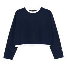 Топ с длинными рукавами и вышитым логотипом