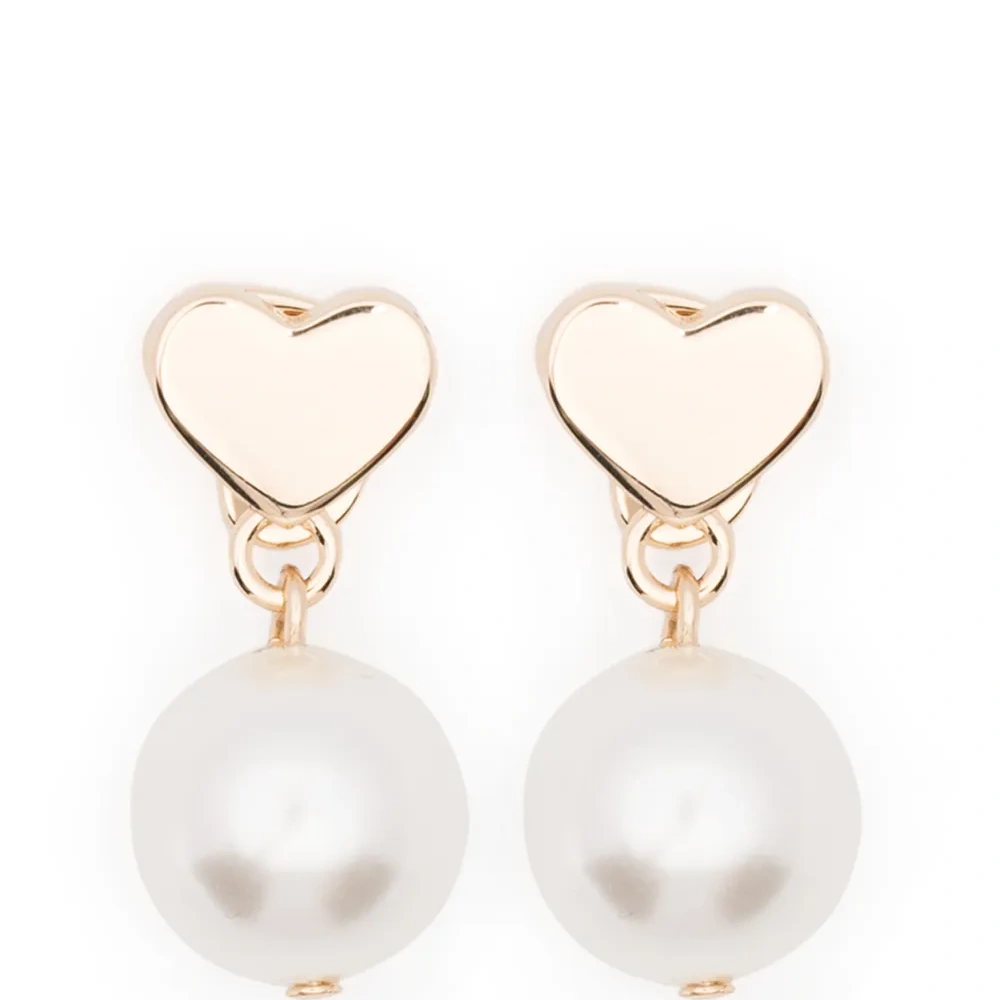 Серьги в форме сердца