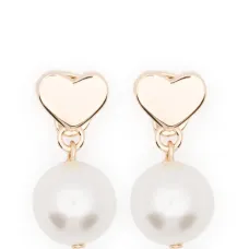 Серьги в форме сердца