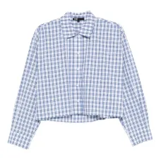 Укороченная рубашка в клетку Укороченная рубашка в клетку