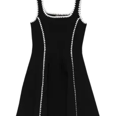 Платье миди с фестонами